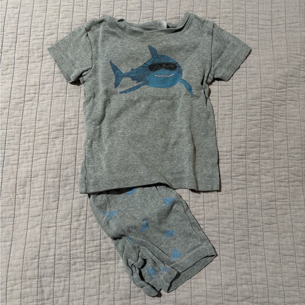 Gray Shark Kids Pajamas